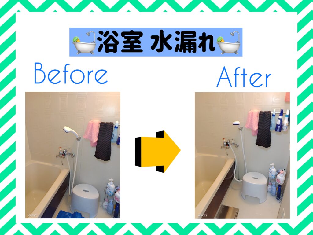 奈良県奈良市三条大路 浴室 水漏れ
